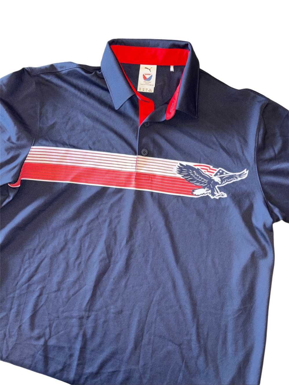 Puma Mens M Volition Eagle Golf Polo Shirt